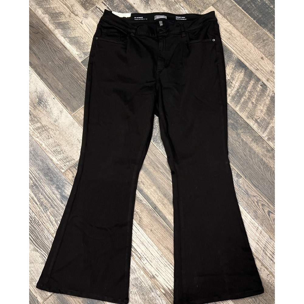 New DL1961 Bridget Boot High‎ Rise Instasculpt Henderson Black Size 18 36x30